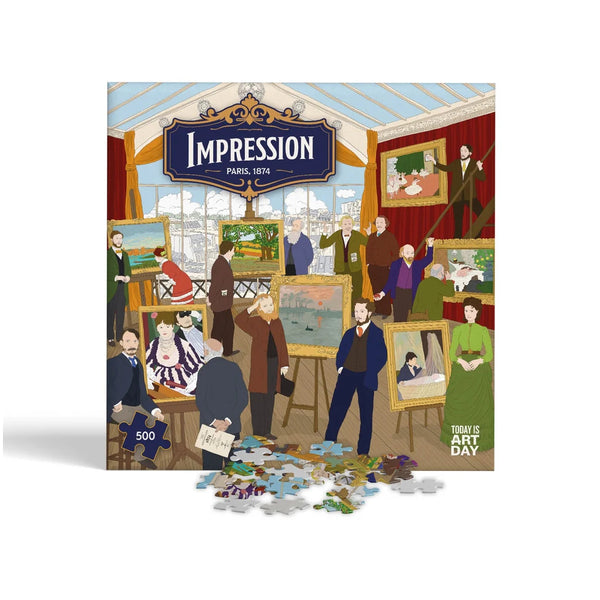 Today Is Art Day 500pc Puzzle - Impression Paris 1874