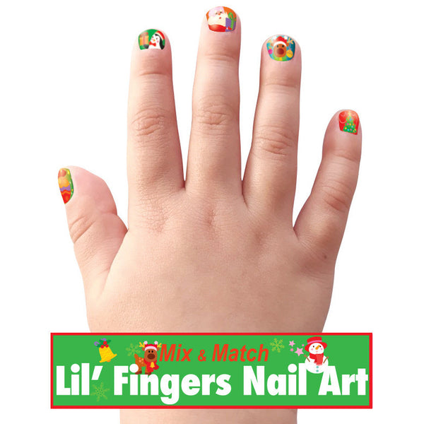 The Piggy Story Nail Art - Holly Jolly