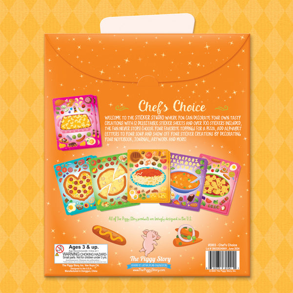 The Piggy Story Sticker Studio - Chef's Choice