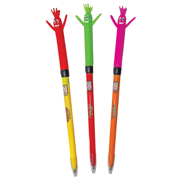 Geddes Novelty Pen - Waving Wiggling Tube Guy