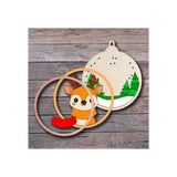 The Craft Witch Winter Wonderland Ornament Kit - Reindeer