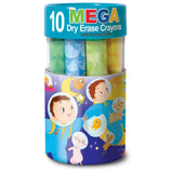 The Piggy Story Dry Erase Mega Crayons - Outer Space