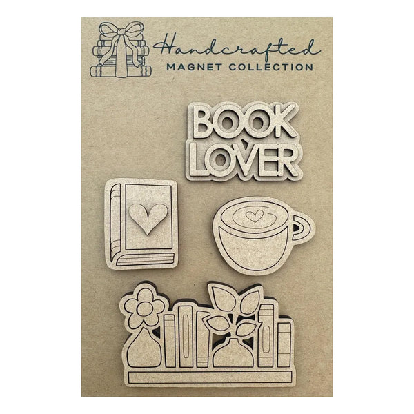 The Craft Witch DIY Handcrafted Magnet Set - Book Lovers