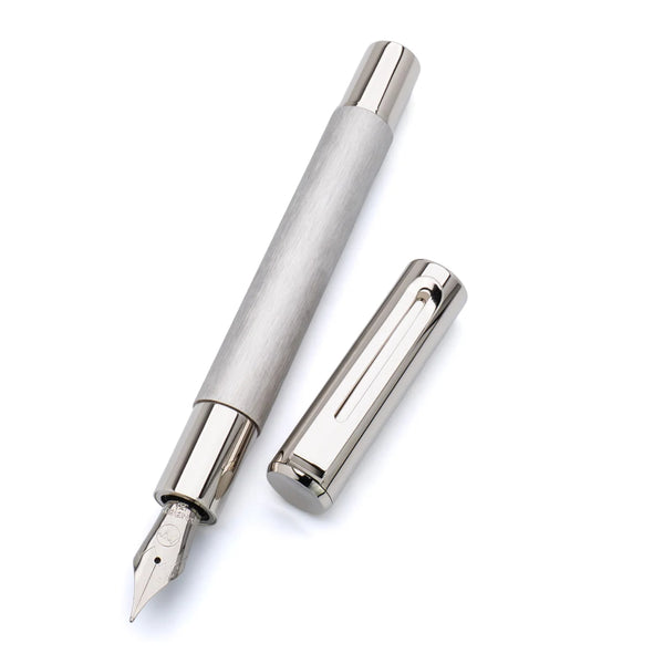 Monteverde Ritma Fountain Pen - Brushed Stainless Steel (Fine)