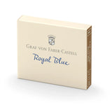 Graf Von Faber Castell Ink Cartridges 6pk - Royal Blue