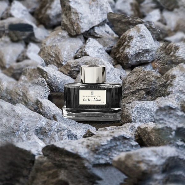 Graf Von Faber Castell 75ml Bottled Ink - Carbon Black