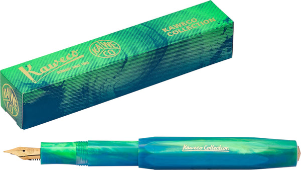 Kaweco Collection Fountain Pen, Marble Ocean, Medium