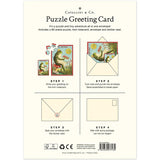 Cavallini 60pc Puzzle Greeting Card - Happy Birthday Frog
