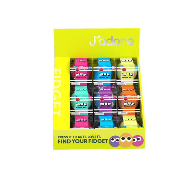 J'adore Fidget Toy - Hyper Bouncy Ball, Assorted
