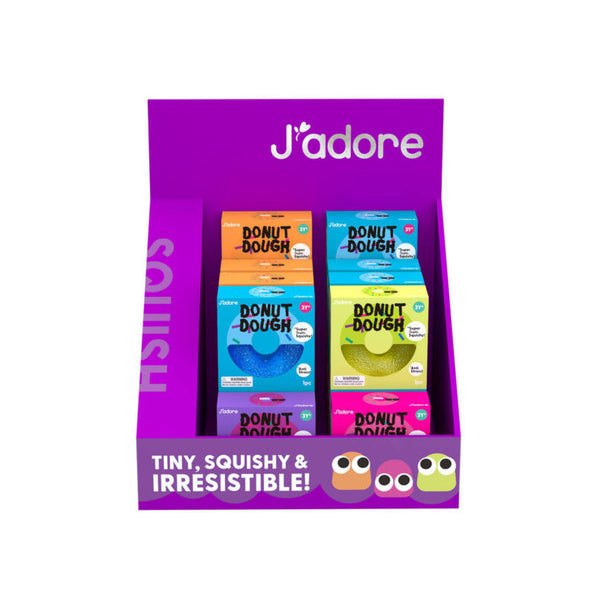 J'adore Squeeze Toy - Donut Dough, Assorted