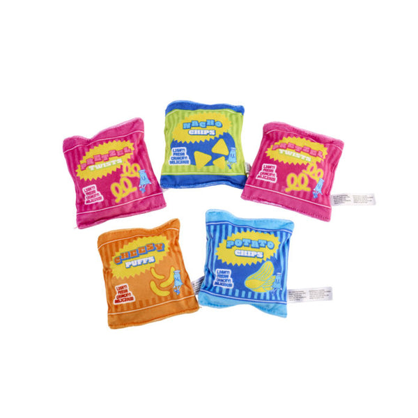 J'adore Squeeze Toy - Crunch Snackz, Assorted