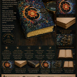 Craft Junky Handmade Journal Blank: Sun Moon
