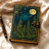 Craft Junky Handmade Journal Blank: Moon Garden