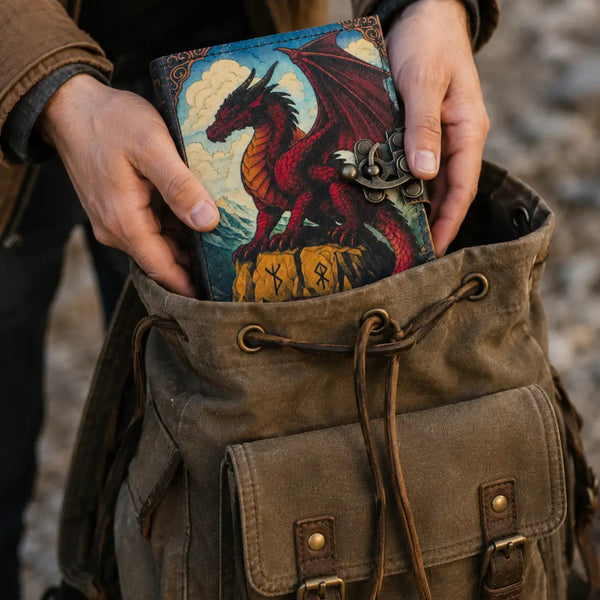 Craft Junky Handmade Journal Blank: Dragon
