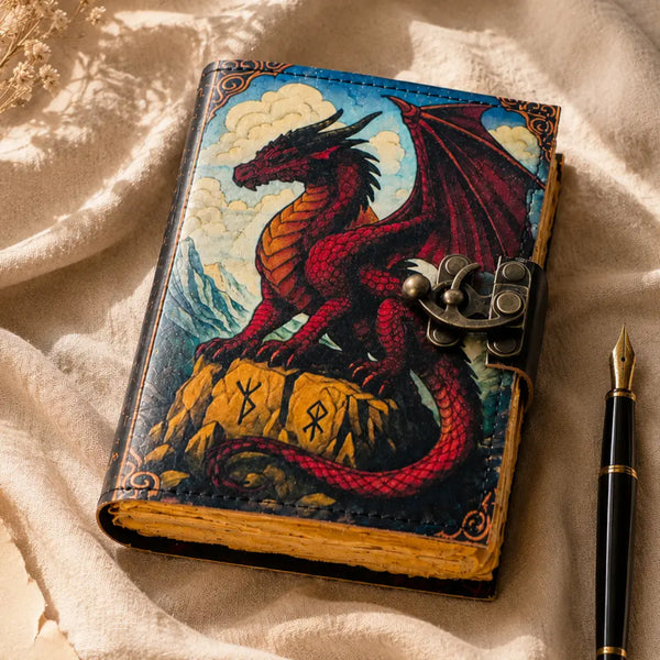Craft Junky Handmade Journal Blank: Dragon