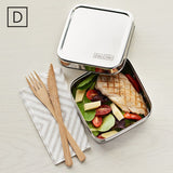 Dalcini Stainless Steel Food Container - Sandwich Square