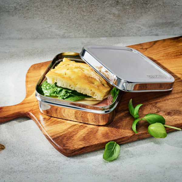 Dalcini Stainless Steel Food Container - Sandwich Square