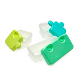 Melii 3 Compartment Puzzle Food Storage Container - Green Combo