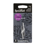 Speedball Lino Cutter Blades 2pk - #1 V-shaped, Small