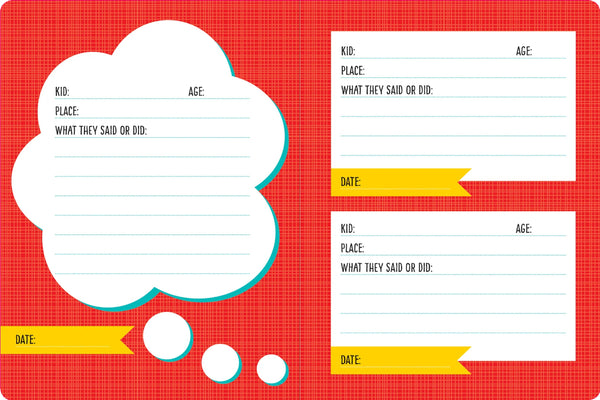 Peter Pauper Press Guided Journal - Never a Dull Moment : Kids Said & Did
