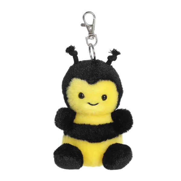 Aurora Palm Pals Mini 4" Clip-On Plush Keychain -  Queeny Bee