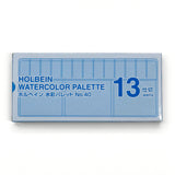 Holbein Aluminum 13-well Watercolor Palette No.40