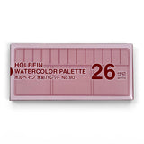Holbein Aluminum 26-well Watercolor Palette No.80