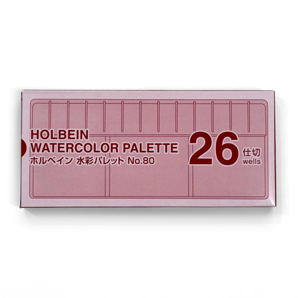 Holbein Aluminum 26-well Watercolor Palette No.80