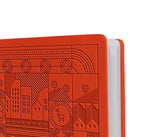 Etchr 100% Cotton Mixed Media Sketchbook, A5 Landscape, Hot Pressed (Urban Ember Limited Edition)