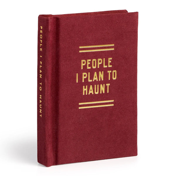 Brass Monkey Tiny Diary - People I Plan to Haunt 2.5x3.7" 112pg Lined Notebook