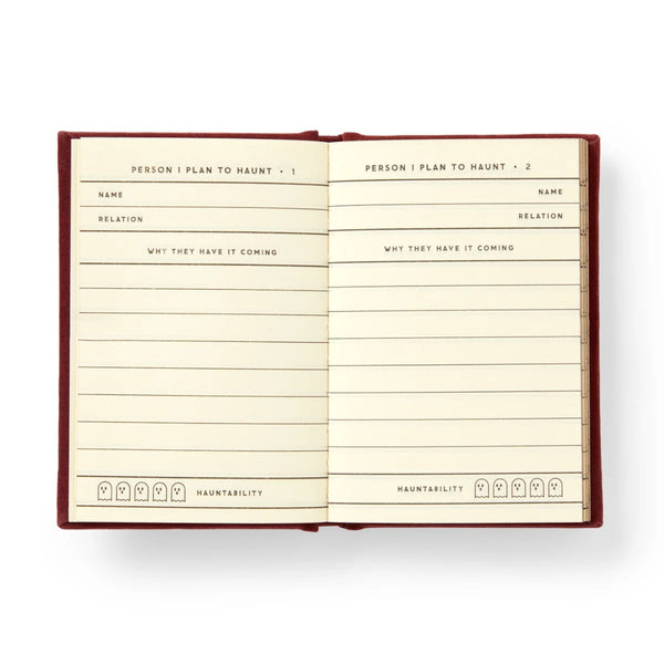 Brass Monkey Tiny Diary - People I Plan to Haunt 2.5x3.7" 112pg Lined Notebook