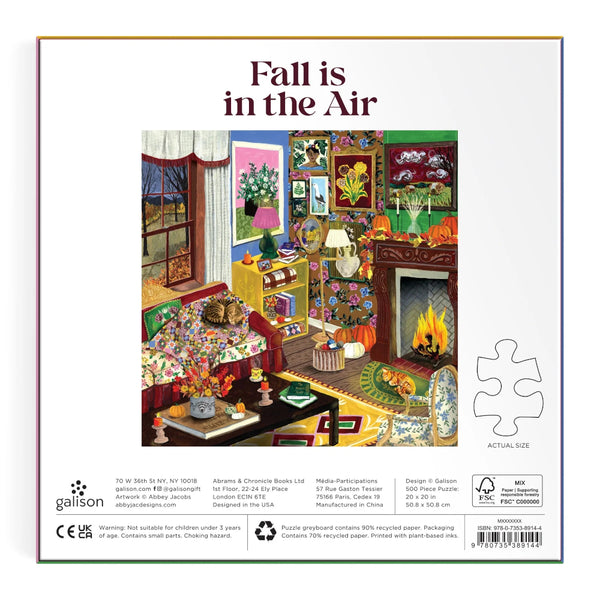 Galison 500pc Puzzle - Fall is in the Air