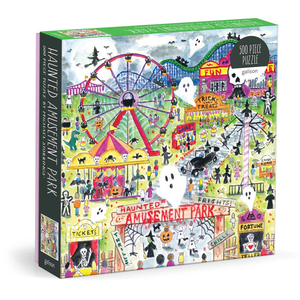 Galison 500pc Puzzle - Michael Storrings Haunted Amusement Park