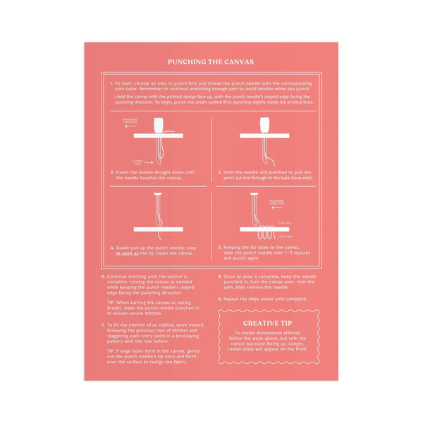 Galison Punch Needle Kit - Highland Cottage