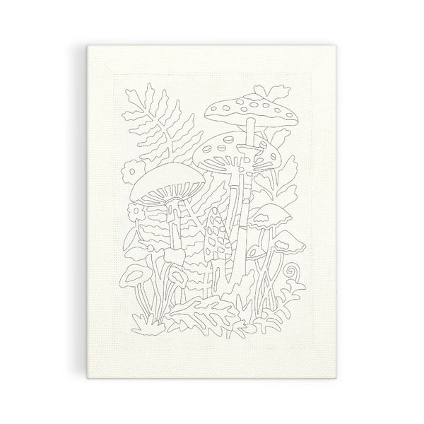 Galison Punch Needle Kit - Woodland Mushrooms