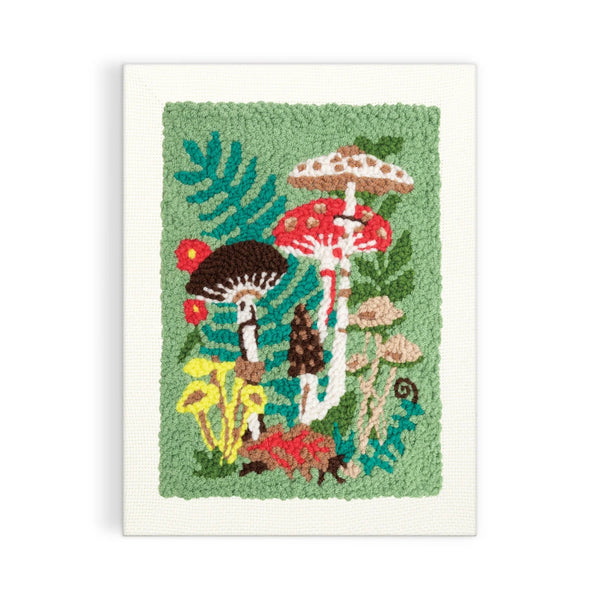Galison Punch Needle Kit - Woodland Mushrooms