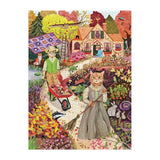 Galison 1000pc Foil Puzzle - Cottage Cats