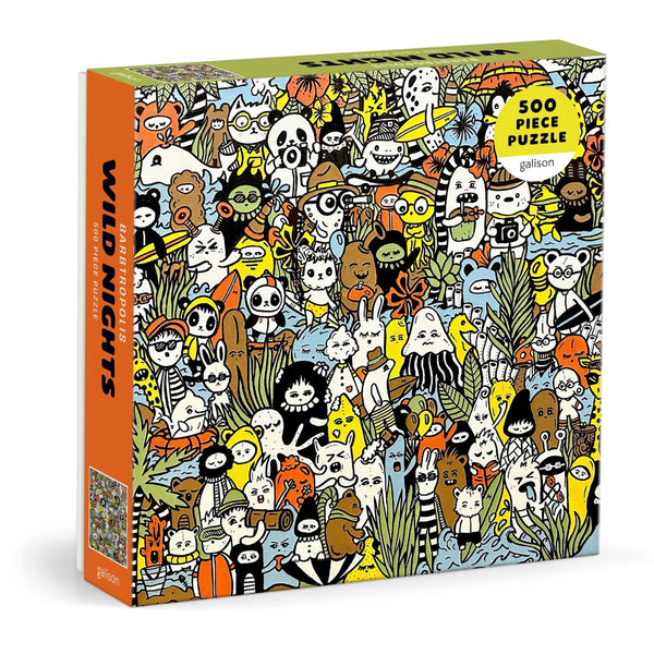 Galison 500pc Puzzle - Barbtropolis Wild Nights