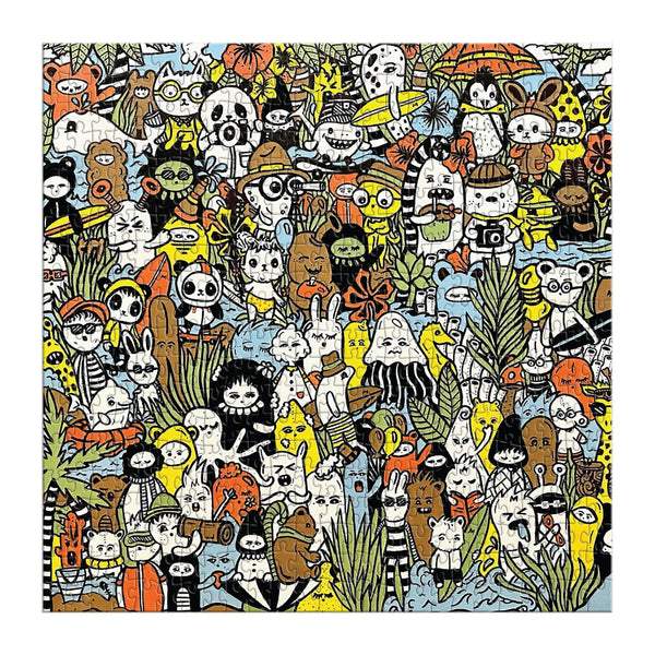 Galison 500pc Puzzle - Barbtropolis Wild Nights