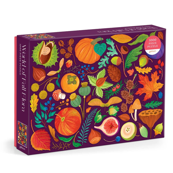 Galison 1000pc Puzzle - World of Fall Flora