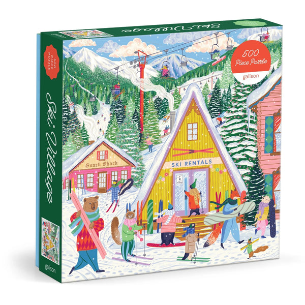 Galison 500pc Puzzle - Ski Village