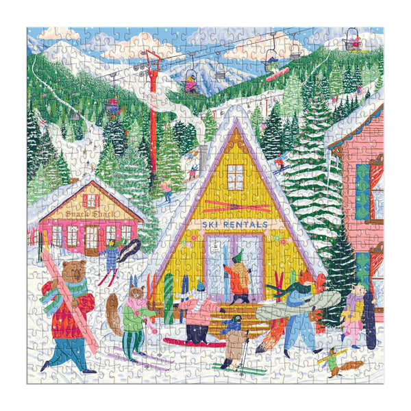Galison 500pc Puzzle - Ski Village