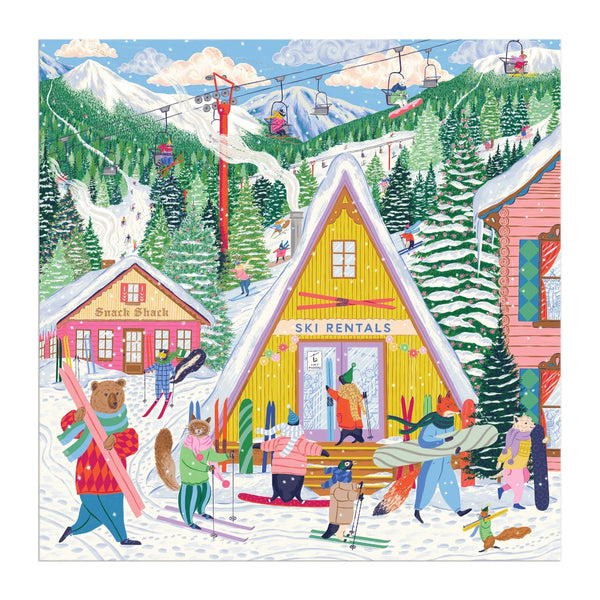 Galison 500pc Puzzle - Ski Village