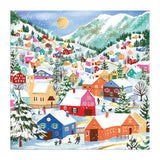 Galison 500pc Foil Puzzle - Swiss Alpine Village