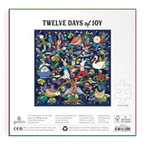 Galison 500pc Foil Puzzle - 12 Days of Joy