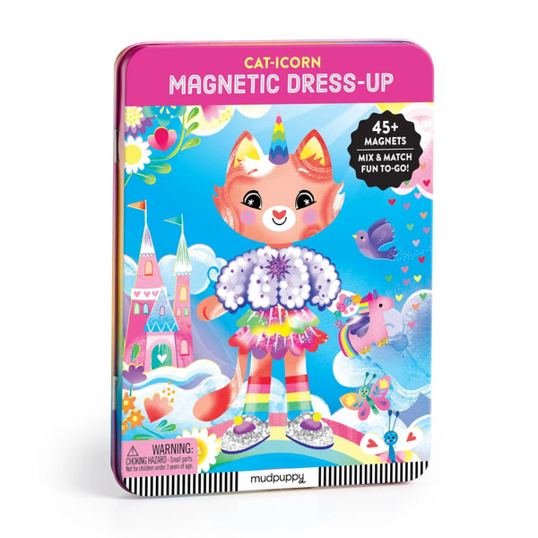 Mudpuppy Magnetic Dress-up Play Set - Cat-icorn
