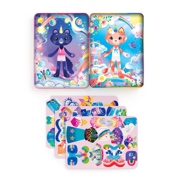 Mudpuppy Magnetic Dress-up Play Set - Cat-icorn