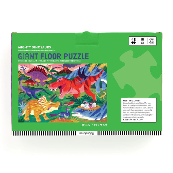 Mudpuppy 48pc Giant Floor Puzzle - Mighty Dinosaur
