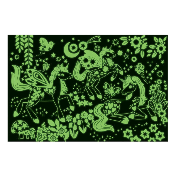 Mudpuppy 100pc Glow in the Dark Puzzle - Unicorn Dreams