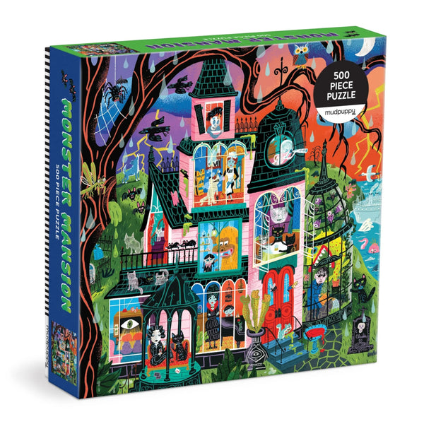 Mudpuppy 500 Piece Family Puzzle - Monster Mansion